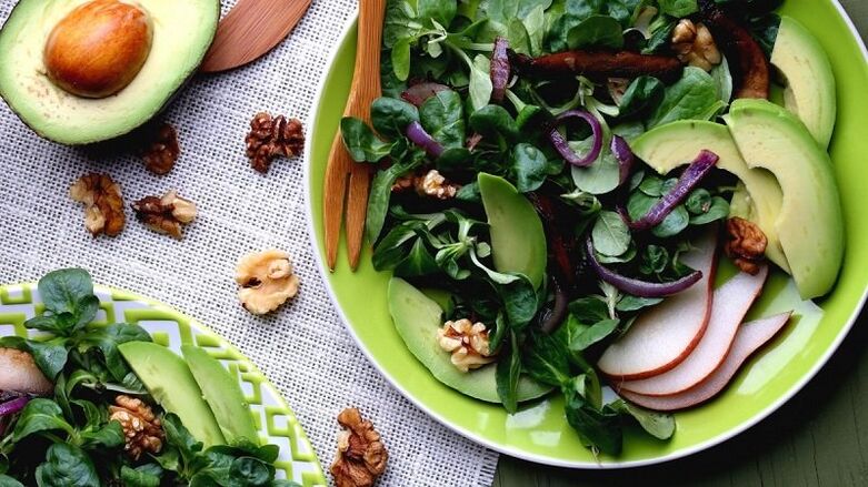 insalata di verdure per la prostatite